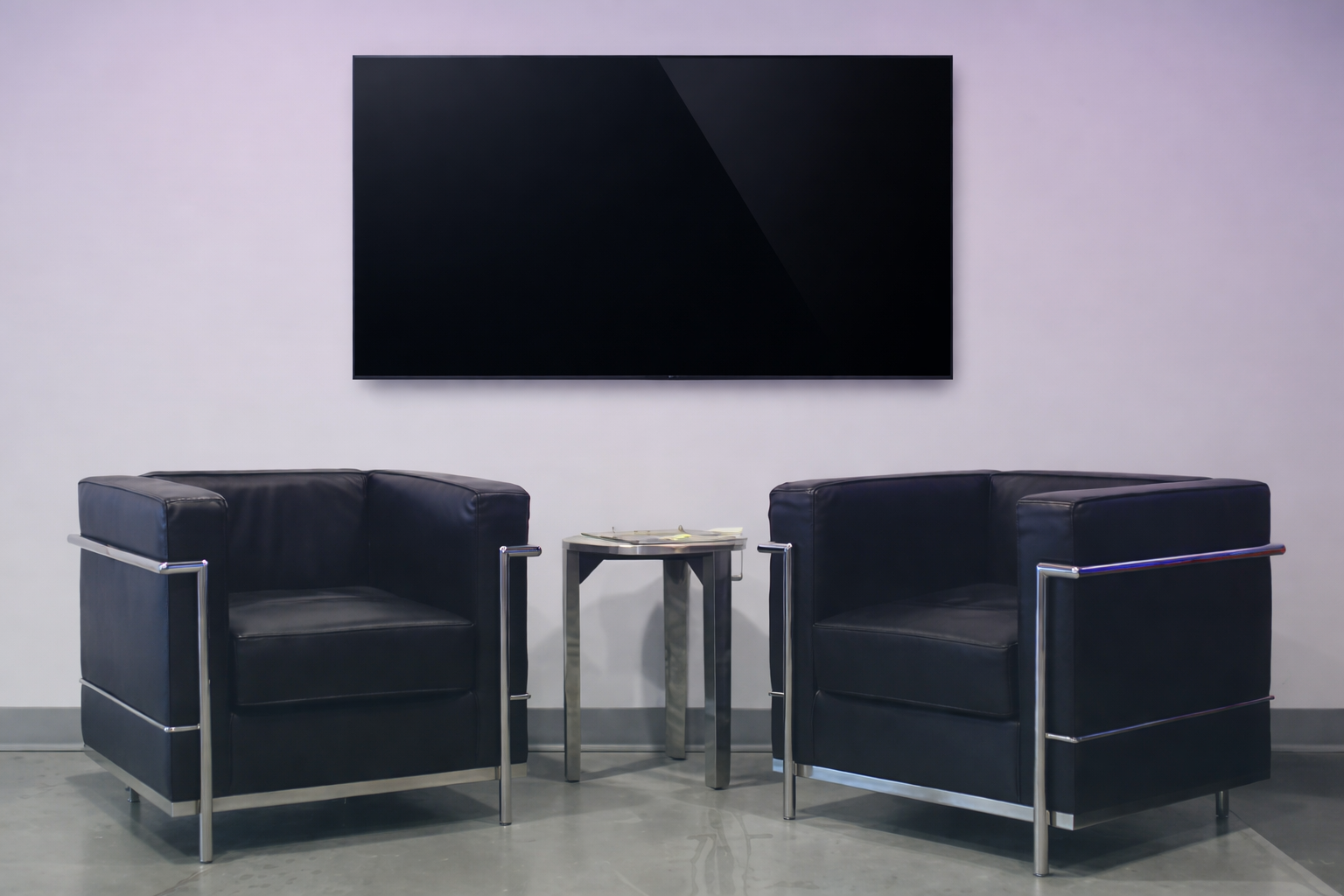 Poczekalnia z telewizorem